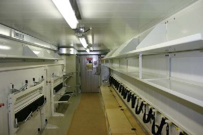 Notranjost reševalnega dela