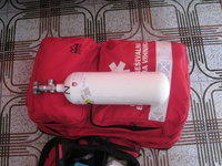 Reanimacijski ruzak in jeklenka z 02