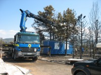 dostava kontejnerja in opreme