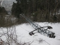 podrt steber daljnovoda Čepovan - Lokovec