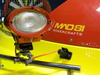 HID xenon reflektor na vozilu hovercraft