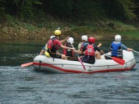 Praktična obuka upravljača čamca na divljim vodama - skipera